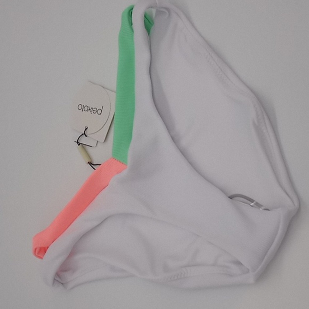 Peixoto‎ Jolie Bikini Swim Bottom White Strawberry S